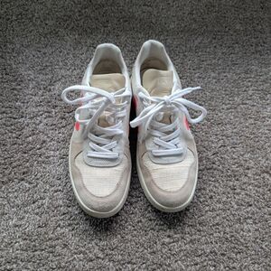 Veja Cream and White Sneakers